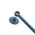 Tergivetro doccia blu in plastica antigraffio con ventosa Spring