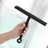 Tergivetro doccia nero in plastica antigraffio con ventosa Spring