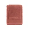 Set asciugamani bagno rosso per viso e ospite in cotone puro Spring