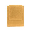 Set asciugamani bagno giallo per viso e ospite in cotone puro Spring