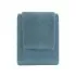 Set asciugamani bagno blu per viso e ospite in cotone puro Spring
