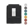 Set asciugamani bagno nero per viso e ospite in cotone puro Spring