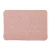 Tappeto bagno rosa 60x40 cm in microfibra antiscivolo Spring