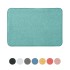 Tappeto bagno verde 60x40 cm in microfibra antiscivolo Spring