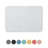 Tappeto bagno bianco 60x40 cm in microfibra antiscivolo Spring