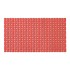 Tappetino antiscivolo doccia rosso 40x73 cm in plastica Spring
