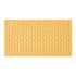 Tappetino antiscivolo doccia giallo 40x73 cm in plastica Spring