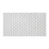 Tappetino antiscivolo doccia bianco 40x73 cm in plastica Spring