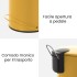 Pattumiera in acciaio giallo soft-close con secchio estraibile Spring