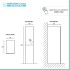 Colonna per lavanderia H 180 cm effetto legno e ante in bianco Wanda 