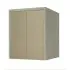 Mobile coprilavatrice con ante 79x91 cm tortora e pietra Wanda