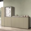 Mobile coprilavatrice con ante 79x91 cm tortora e pietra Wanda