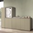 Mobile coprilavatrice con ante 79x91 cm tortora e pietra Wanda