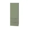 Colonna bagno sospesa 110 cm salvia opaco con anta e cassetti Matisse
