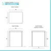 Mobile coprilavatrice e asciugatrice aperto 79x91 effetto legno Wanda
