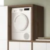 Mobile coprilavatrice e asciugatrice aperto 79x91 effetto legno Wanda