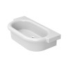 Lavabo a canale 90x45 modello Kenia in ceramica dappoggio o sospeso