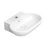 Lavello bagno da appoggio 65 cm linea Mirto con piletta click clack inclusa
