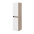 Colonna bagno sospesa 136 cm frontale bianco cannettato e olmo Porto