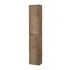 Colonna bagno sospesa 160 cm tabacco e tortora reversibile Sumya