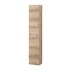 Colonna bagno sospesa 160 cm quercia e bianco reversibile Sumya