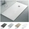 Piatto doccia 70x120 in resina su misura bianco effetto pietra Karen