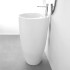 Lavabo freestanding da terra 50x85h cm in ceramica bianco lucida Tokyo