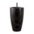 Lavandino freestanding da terra 50x85h cm effetto marmo nero Tokyo