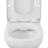 Sanitari filomuro Rimless ceramica bianca con sedile soft close Vima