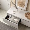 Composizione bagno sospesa 120 cm rovere bali e bianco opaco Sumo