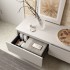 Composizione bagno sospesa 80 cm rovere bali e bianco opaco Sumo