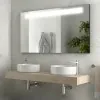 Mensola portalavabo da 120 cm in legno MDF noce maya Sumo