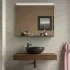 Mensola portalavabo da 80 cm in legno MDF noce maya Sumo