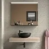 Top per lavabo da 80 cm in legno MDF rovere bali Sumo