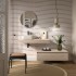 Foto ambientata Top per lavabo da 100 cm in legno MDF rovere bali Sumo