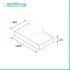 Scheda tecnica Mensolone portalavabo da 100 cm in legno MDF rovere africa Sumo