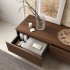 Dettaglio cassetto Cassettone sospeso per bagno 60 cm in legno MDF noce maya Sumo