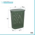 Scheda tecnica Portabiancheria con coperchio in plastica verde salvia 58 lt Kamala
