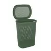 Coperchio Portabiancheria con in plastica verde salvia 58 lt Kamala