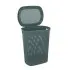 Coperchio Cesto portabiancheria in plastica blu avio 58 lt Kamala