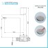 Scheda tecnica miscelatore lavabo monocomando color nichel spazzolato con piletta Lotus