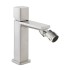 Rubinetto bidet in ottone color nichel spazzolato con piletta Lotus