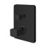 Miscelatore doccia con deviatore nero opaco Lotus