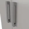 Maniglie Mobile bagno da terra 60 cm salvaspazio grigio 2 ante Poket