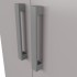Maniglie Mobile bagno da terra 60 cm salvaspazio grigio 2 ante Poket