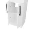 Vano interno Mobile bagno da terra 40 cm salvaspazio bianco 2 ante Poket