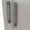 Maniglie del Mobile bagno da terra 40 cm salvaspazio grigio 2 ante Poket