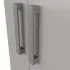 Maniglie del Mobile bagno da terra 40 cm salvaspazio grigio 2 ante Poket