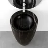 Foto su lavabo della piletta di scarico clic clac effetto marmo nero con e senza troppopieno