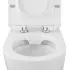 Wc filomuro Rimless in ceramica bianco lucido serie Tokyo 
